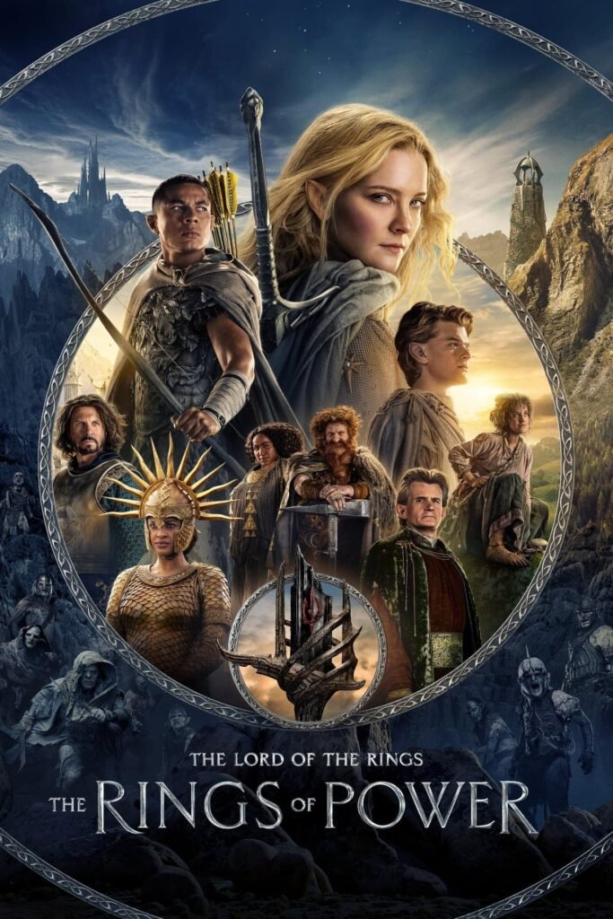 Cartel de la serie los anillos de poder